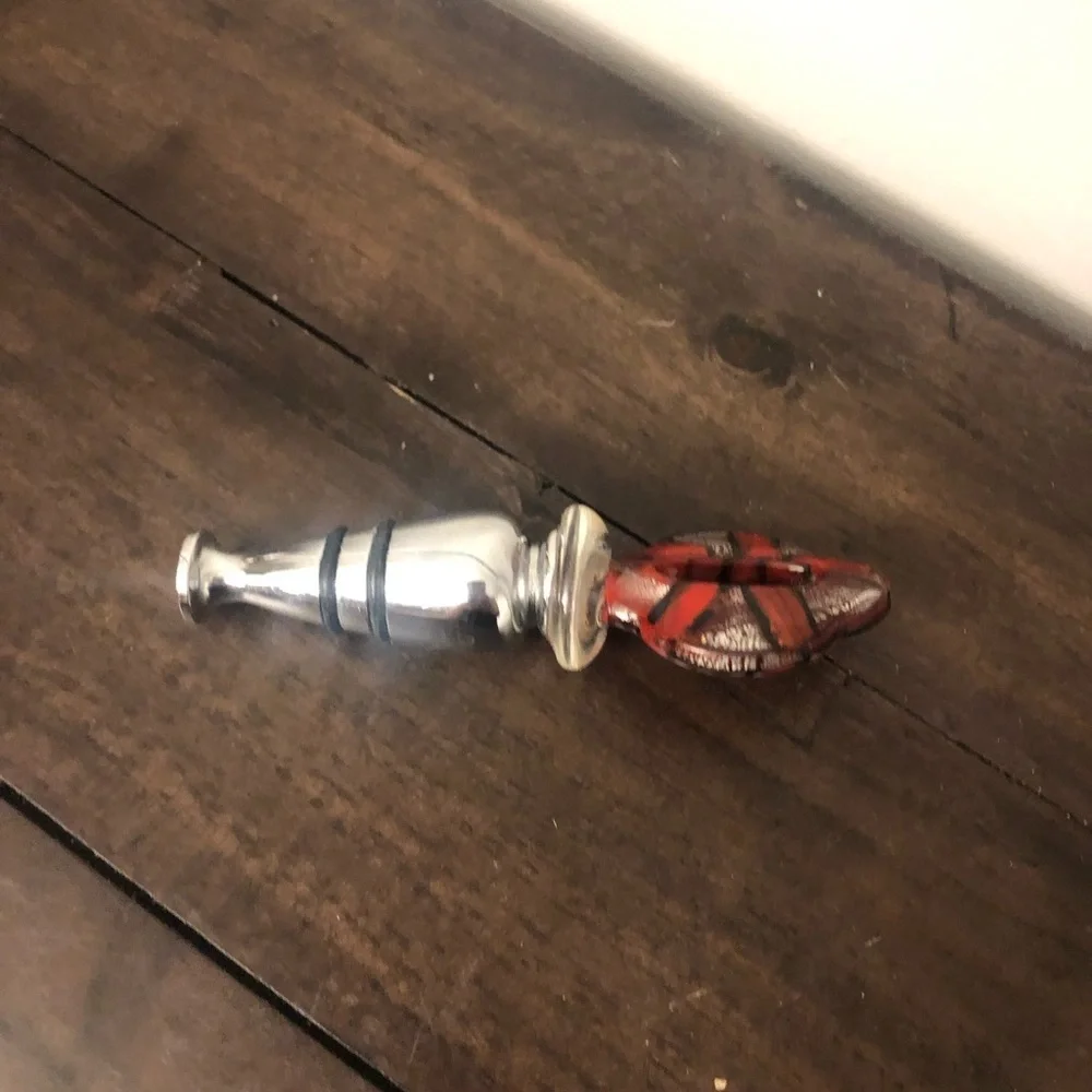 Glass wine stopper from Italy